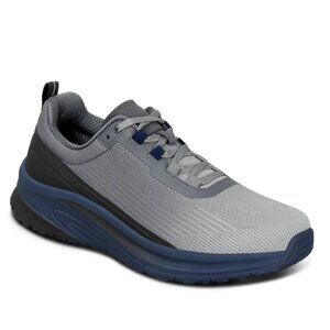 Orthofeet Men's Race Athletic Sneakers Gray / Navy
